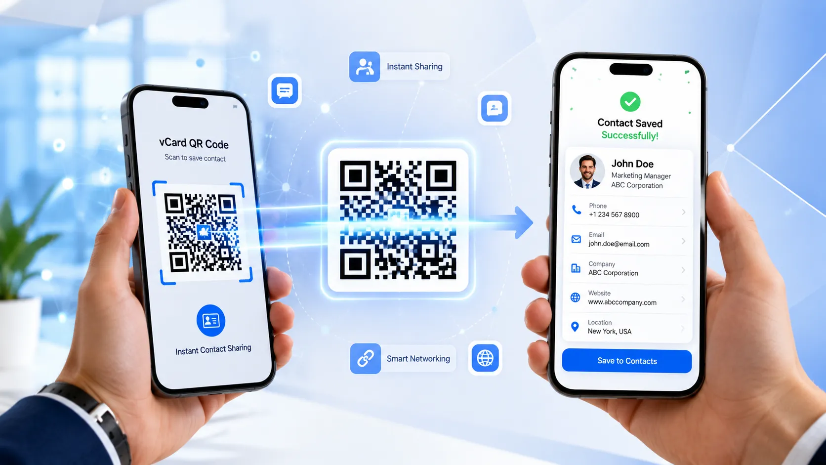 How to Create a vCard QR Code for Instant Contact Sharing | FastQR