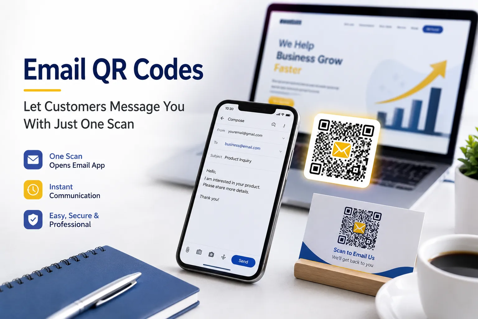 Email QR Codes: Let Customers Message You With Just One Scan