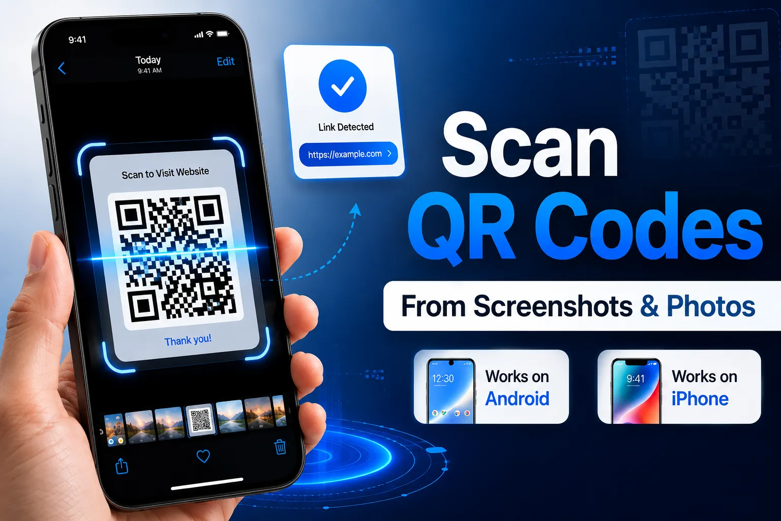 How to Scan a QR Code From a Screenshot or Photo on the Same Phone