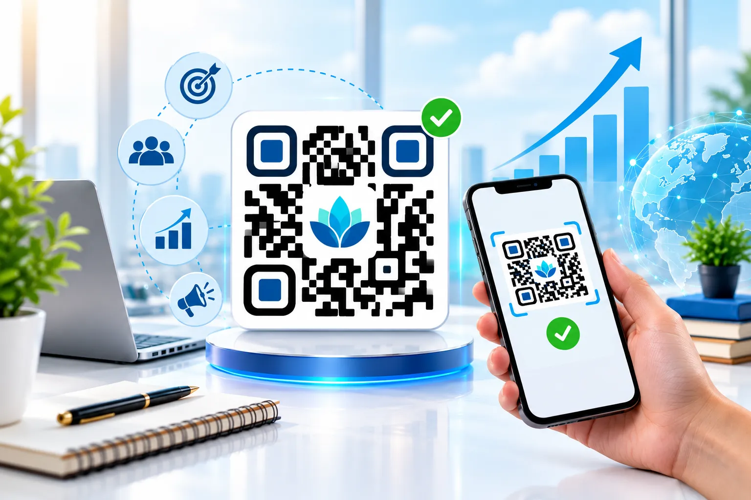 How to Add a Logo to a QR Code Without Breaking the Scan | FastQR