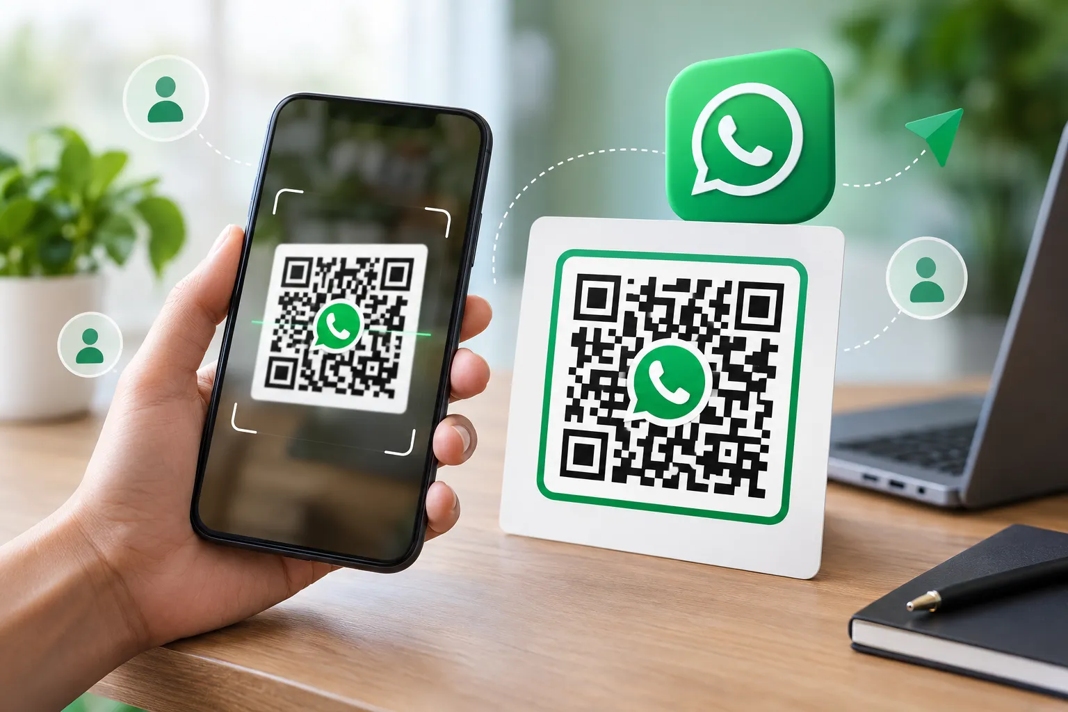 WhatsApp QR Code Generator With Logo: Create Branded QR Codes Easily | FastQR
