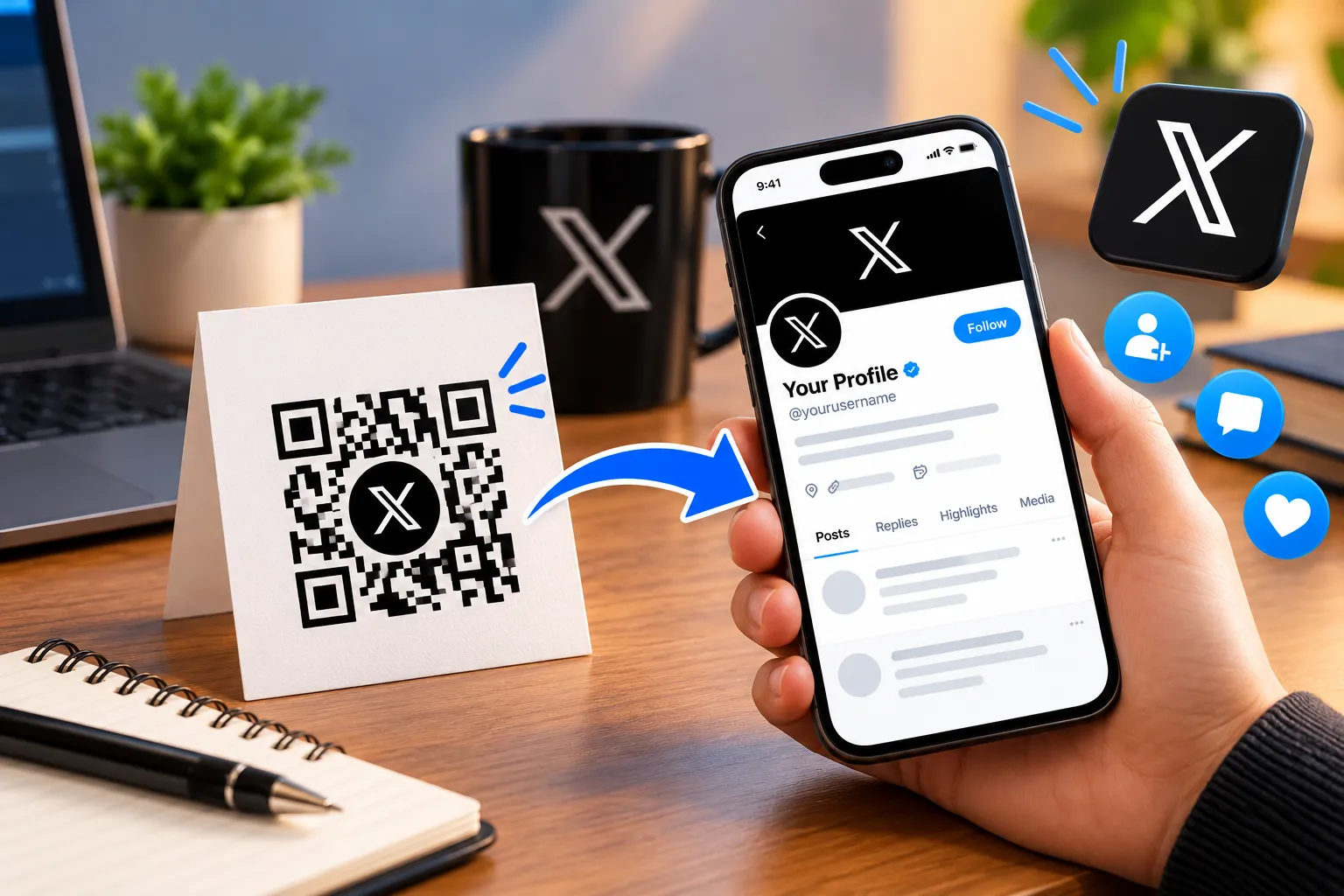 Twitter QR Code Generator